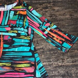 Boutique buy!!! Colorful Caribe tunic. L. NWOT